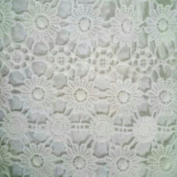 Ack Boho Festival Lace Strapless Cover-up Romper White Sizes Small And Medium - Picture 4 of 6